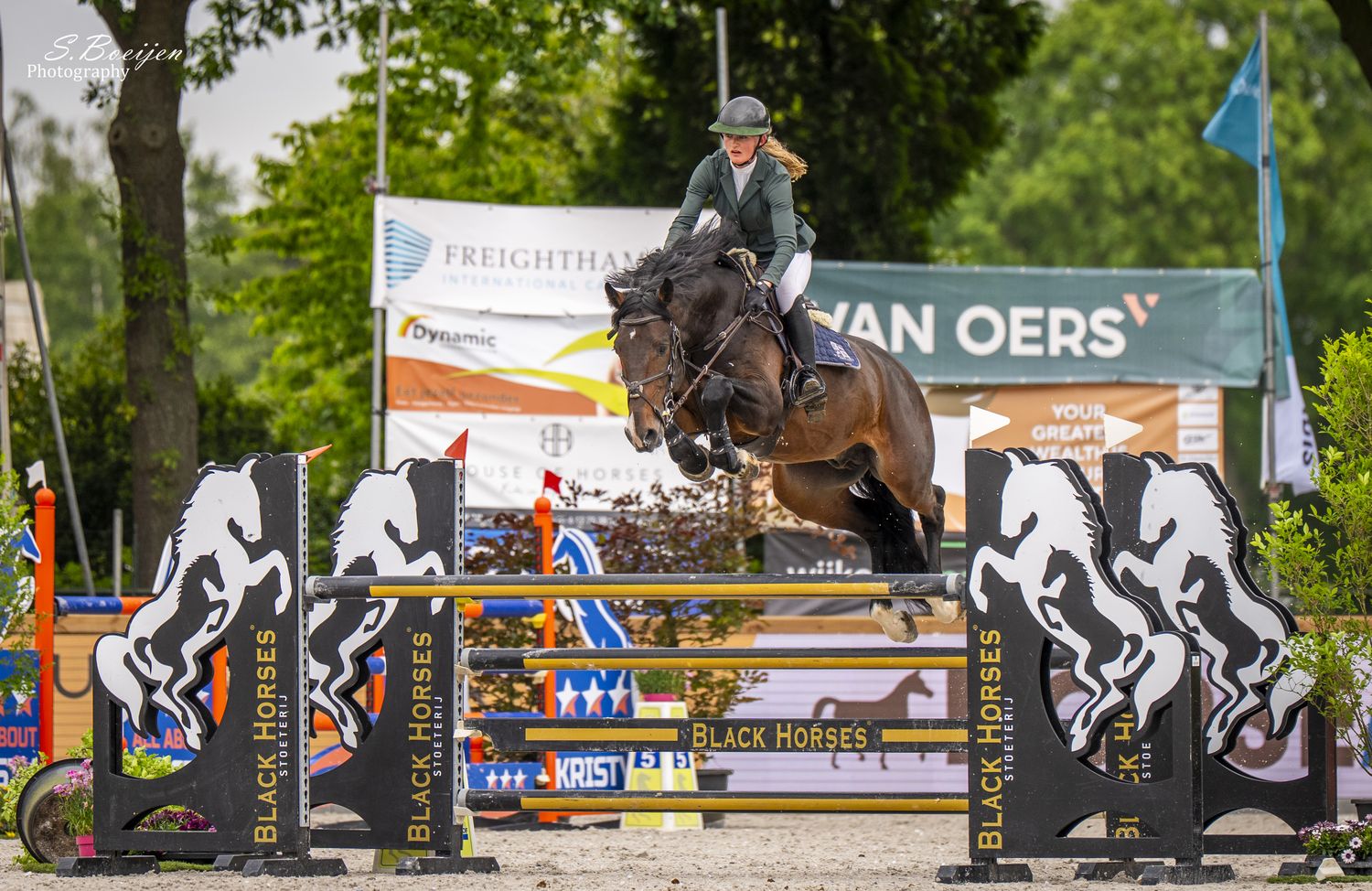 Springpaard van Lucy Groenen Sporthorses